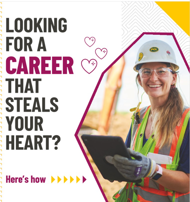 PCL Construction social post - Looking for a career that steals your heart